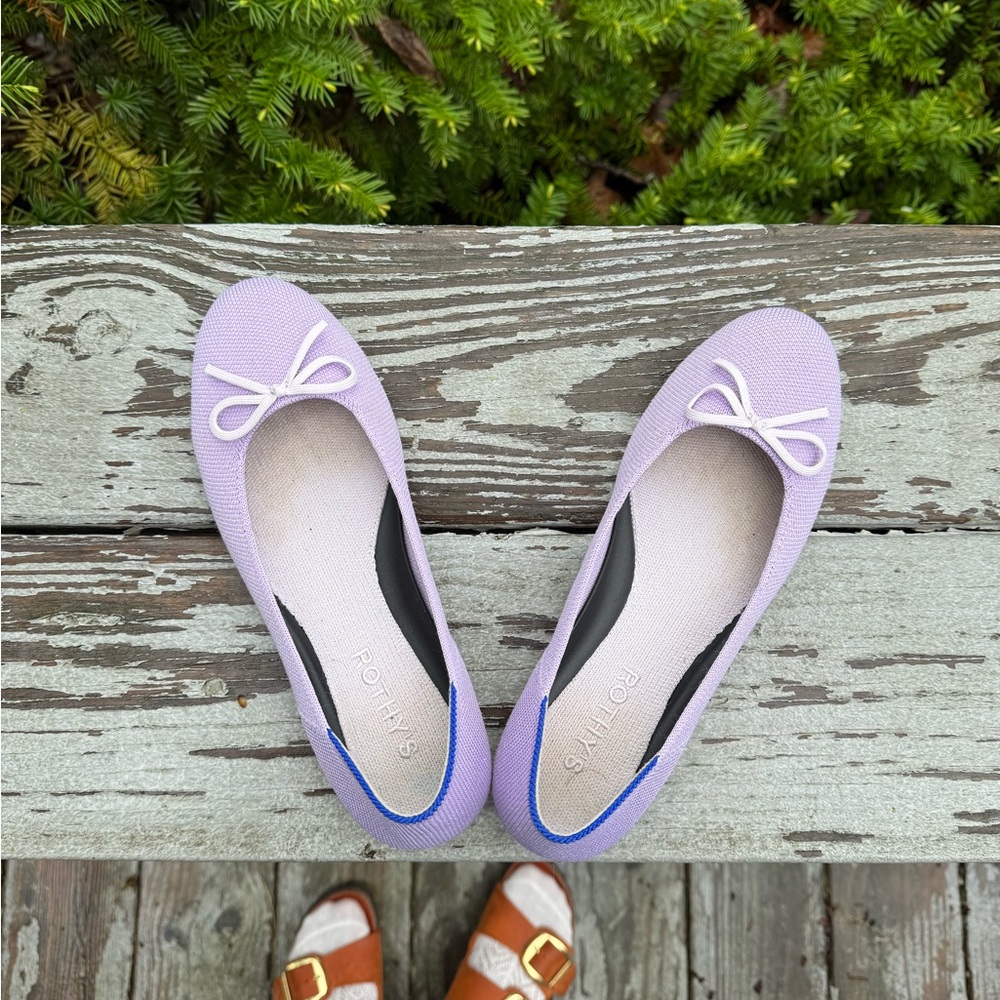 Rothy's Ballet Flat, light purple(bellflower color), size 6.5